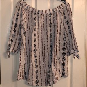 Boho off the shoulder swim coverup